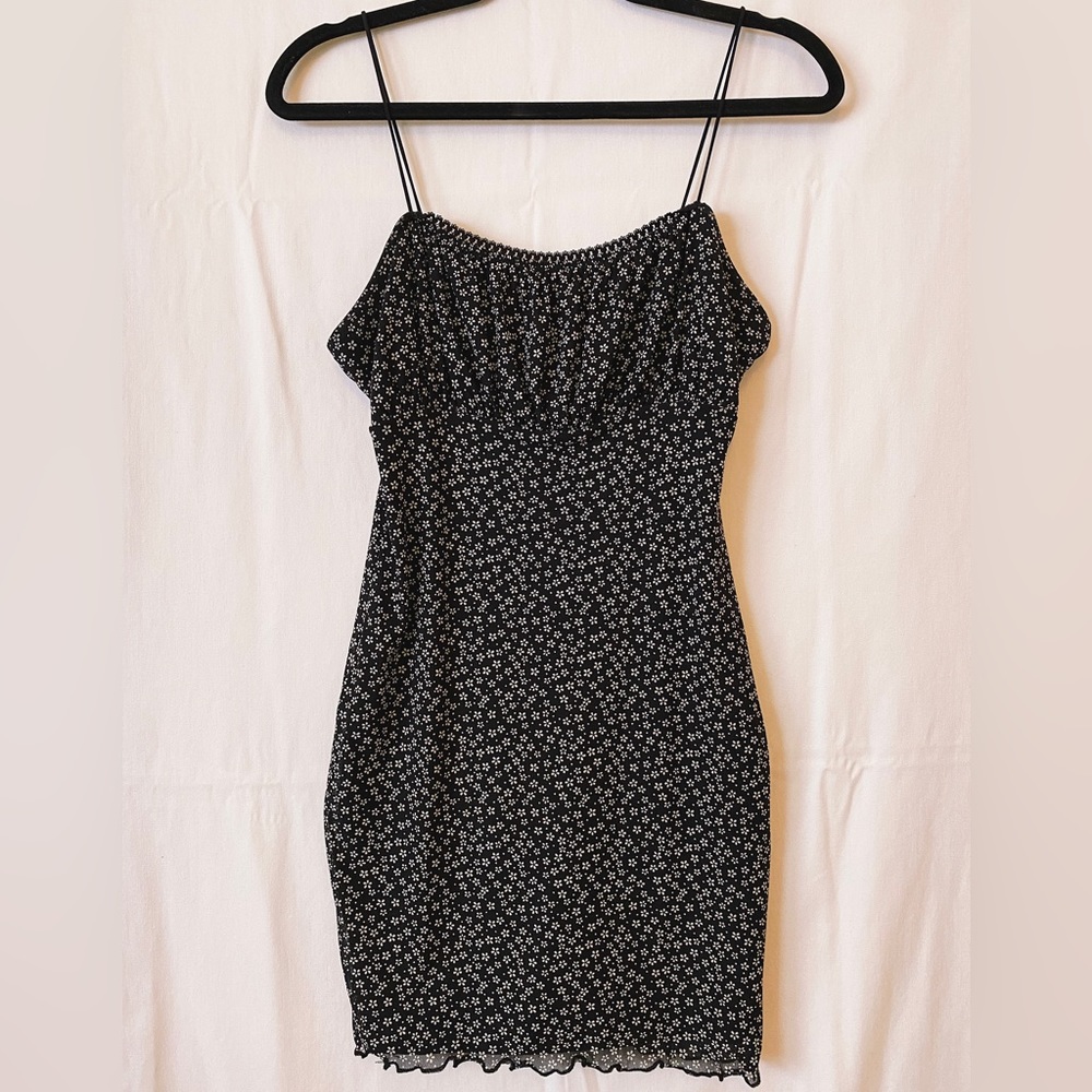 Floral Mesh Mini Dress - Forever 21